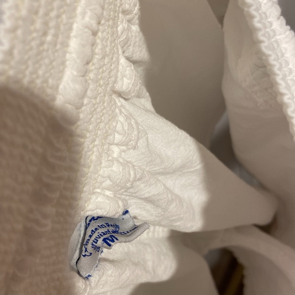 Peruvian Fabrics Crochet Detailed White Beach Skort - Picture 12 of 14